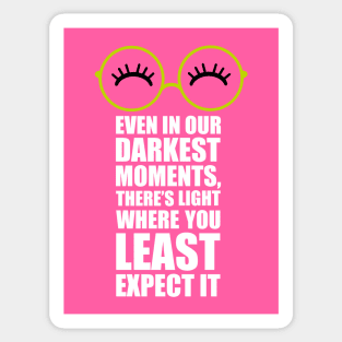 Mirabel affirming quote Sticker